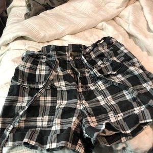 Black and white checkered shorts very cute. Great quality, and never worn